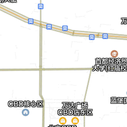 朝阳门外卫星地图 - 北京市朝阳区朝阳门外街道地图